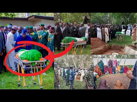 Tinubu Bow at Muhammadu Buhari Final Resting Place at the burial