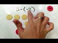 Subtracting Integers with Counters Explained
