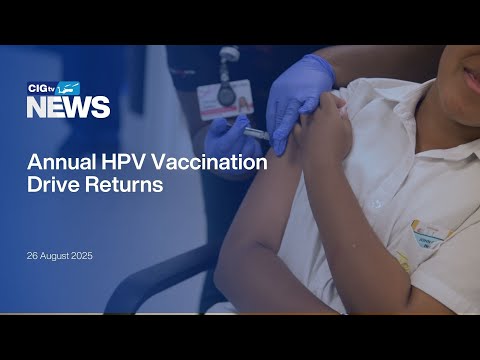 YouTube video thumbnail: Annual HPV Vaccination Drive Returns 