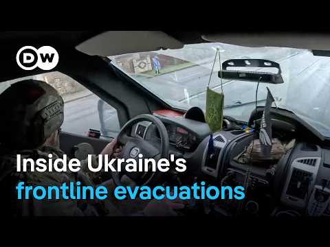 YouTube video thumbnail:  Ukraine: How the 'White Angels' Rescue Civilians From Frontline Villages