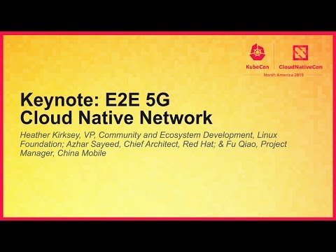 Keynote: E2E 5G Cloud Native Network