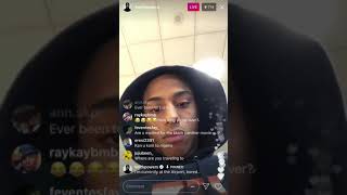 Keith Powers talking about Ryan Destiny on live 28/12/17