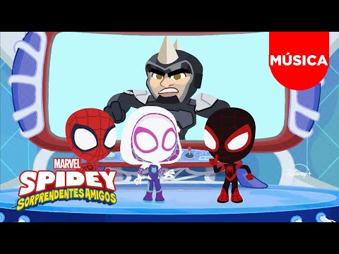 Spidey y sus Sorprendentes Amigos | Trabajo con Equipo Araña | Música