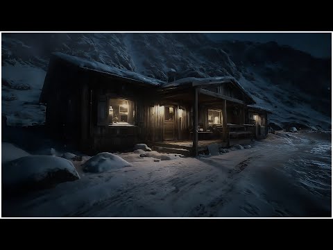 Fierce Howling Winds & Deep Blizzard Sounds┇Unrelenting Wind & Ominous Snow Sounds for Insomnia