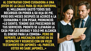 Al contratar como cuidadora a una joven de la calle para su hija enferma, el millonario gastó...