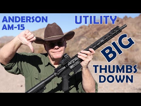 Anderson AR-15 Utility Shooting Review - High Expectations Turned to Crap Real Fast - Worth $400?