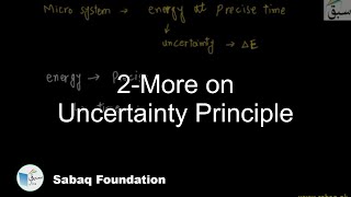2-More on Uncertainty Principle