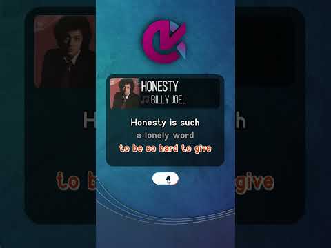 Honesty Karaoke #karaoke #music #lyrics #song #honesty #billyjoel