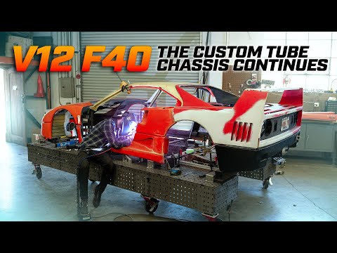 Building the Ultimate V12-Powered F40 - Solving the HARDEST part of the chassis!