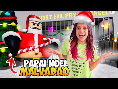 FUI PERSEGUIDA PELO PAPAI NOEL MALVADÃO NO ROBLOX.