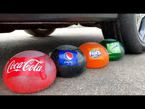 Experiment: COCA COLA BALLOON , Coca Cola, Mtn Dew, Fanta, Pepsi vs Mentos vs in the Big Underground