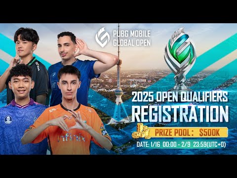 PUBG MOBILE | PMGO Open Registration