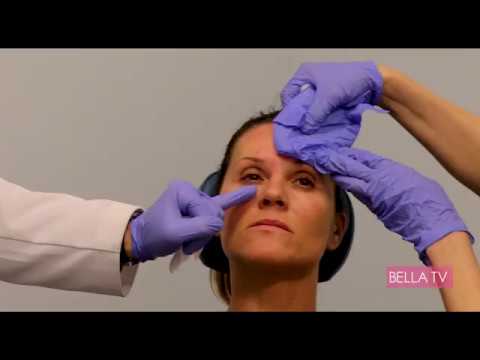 Facial treatment procedures with medical professionals.