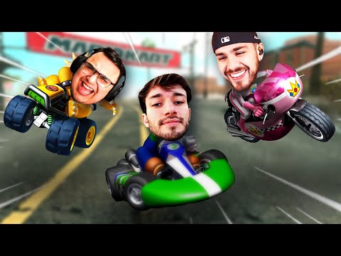 Esos 3 Prueban el NUEVO Mario Kart para Nintendo Switch 2