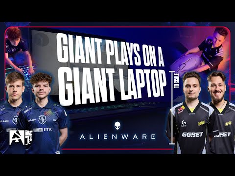 CS2 Pros Play Counter-Strike on a GIANT ALIENWARE LAPTOP?! 💻😳 | BLAST tv Austin Major 2025