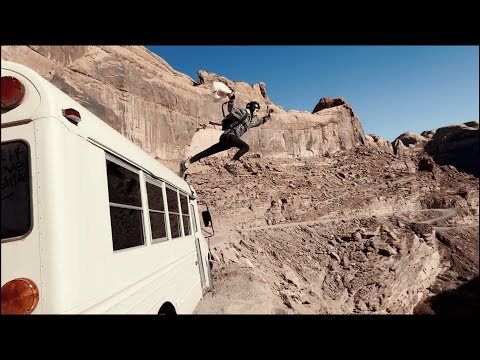 BASE Jump Off a School Bus! | Moab 2024 pt 2