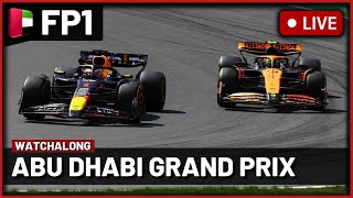 F1 Live - Abu Dhabi GP Free Practice 1 Watchalong Live Timing + Formula 1 Commentary