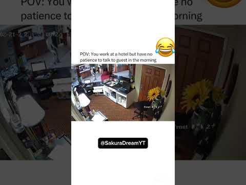 Silent Service: The Desk Clerk's Great Escape #explore #funny #humor