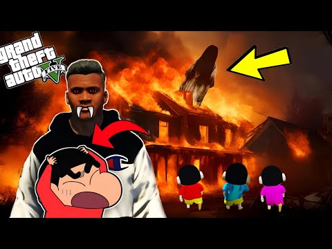 GTA 5 : Franklin Found Ghost Inside FRANKLIN HOUSE In GTA 5 ! JSS GAMER