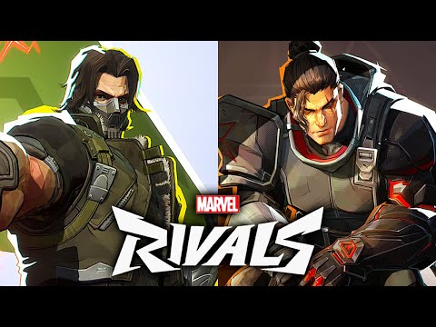 Marvel Rivals - All Winter Soldier Abilities, Skins, Emotes, Intro & MVP Animations (4K 60FPS)