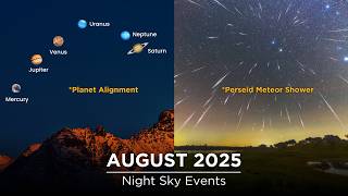 Night Sky Events in August 2025 You Shouldn't Miss | Perseid Meteor Shower | Planet Parade | Jupiter