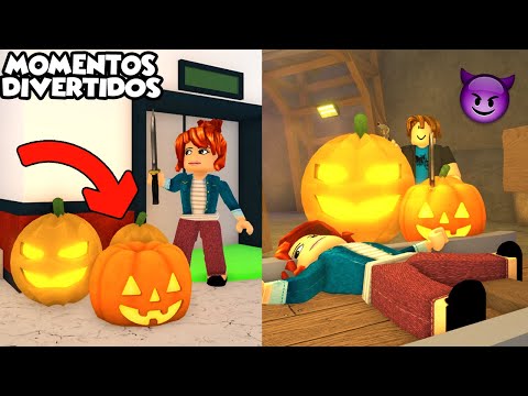 FINJO ser UNA CALABAZA en MURDER MISTERY 2 (Momentos Divertidos) Roblox