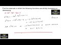 Analyzing Function Behavior and Derivatives