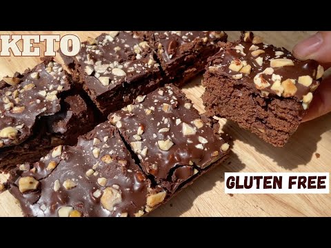 BROWNIES FERRERO ROCHER [ KETO ] Sin Harinas, Sin Gluten, Sin Azúcar y SALUDABLES