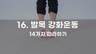 16. 발목 강화운동