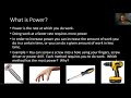 Work, Power, and Energy Concepts