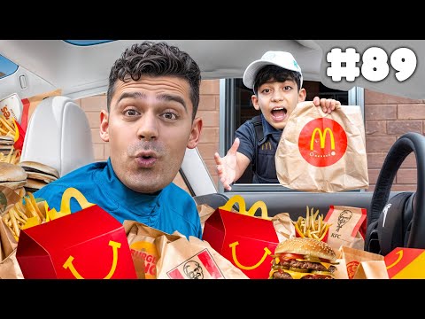 I ATE Every DRIVE THRU Kids Meal