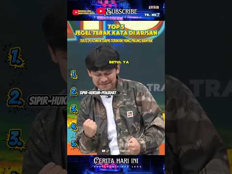 Top 5 jegel tebak kata di arisan #shorts #arisantrans7 #lucu #trending