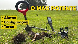 O MELHOR DETECTOR DE METAIS 2024 , Para pesquisa de Ouro, prata, joias, tesouros, reliquias