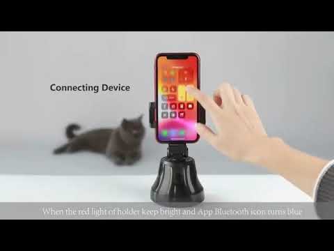 Suporte Celular Selfie inteligente automático rotação de 360 Graus