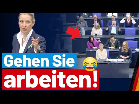 Alice Weidel knöpft sich die Grünen vor! 😂 - AfD-Fraktion im Bundestag