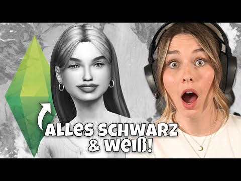 Ich erstelle einen Sim, aber alles ist SCHWARZ & WEIß! | simfinity