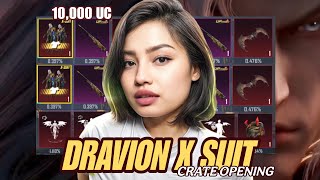 10,000 UC INSANE LUCK DRAVION X SUIT CRATE OPENING🔥HYDRA X SUIT🔥FaceMe Gaming