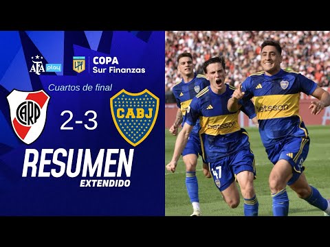 River Plate 2-3 Boca Juniors | #CopaLPF | Resumen Extendido | Cuartos de final