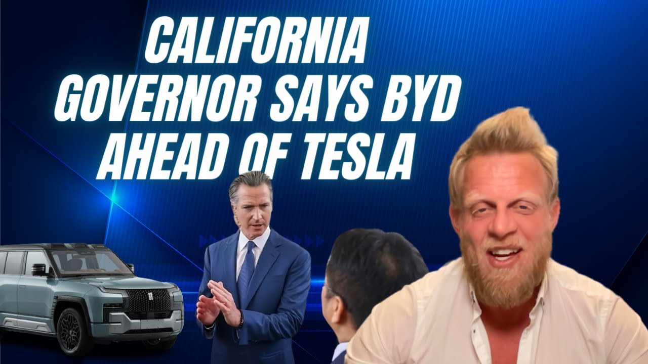 Governor of California flies to BYD factory in China; ‘they’re the best in the world’