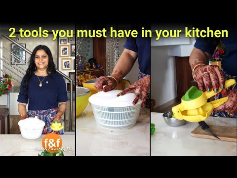 10 साल से इस्तेमाल कर रही हूँ, आज भी बहुत काम आते हैं Kitchen tools - Salad Spinner & Lemon Squeezer