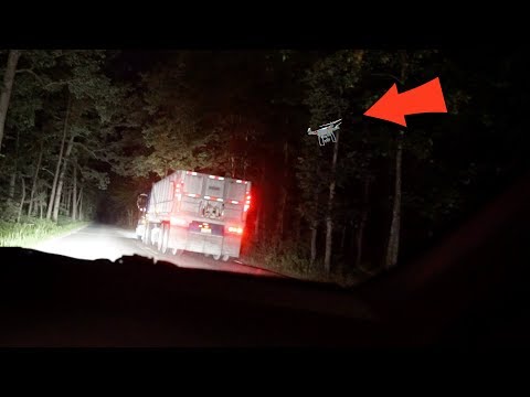 we followed the trucks on clinton road with a drone... (you wont believe what happened...)