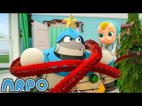 CHRISTMAS TREE CHAOS!!! | ARPO | Educational Kids Videos | Moonbug Kids