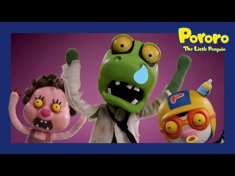 Pororo Zombie Song | Pororo is going to a haunted house on Halloween!! | Porong Porong Pororo