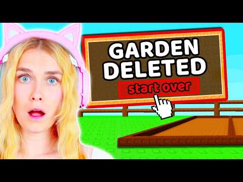 Everything Got DELETED In Grow A Garden! (Roblox)