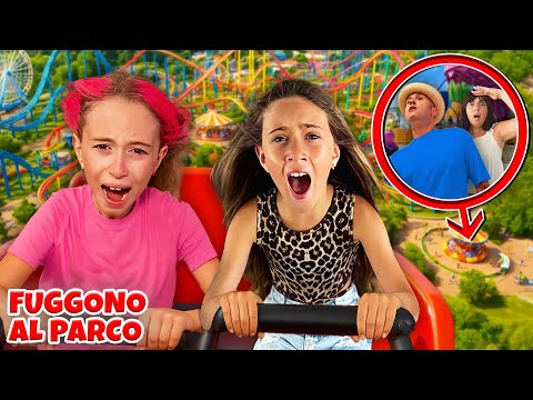 GIORGIA È SCAPPATA DI CASA CON GIADA PER ANDARE AL PARCO DIVERTIMENTI DI MIRABILANDIA!