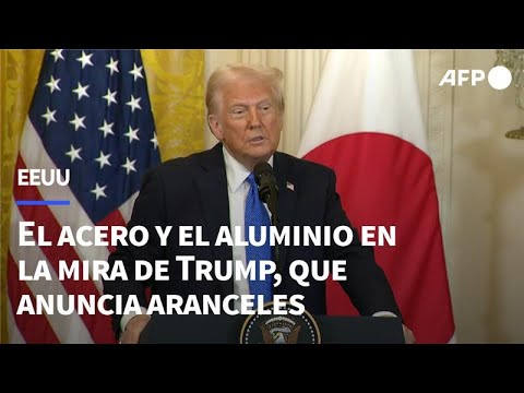 Escalada en la guerra comercial de EEUU con el acero y el aluminio en la mira de Trump | AFP