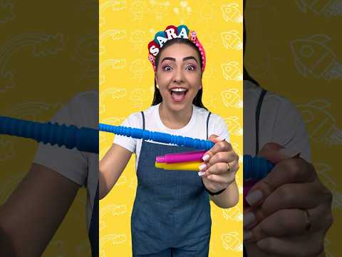 🩵🩷💛Azul, rosa e amarelo. Aprenda as cores com a Profª Sara. #cores #brinquedos #educaçãoinfantil