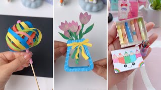Paper craft/ Easy craft ideas/ miniature craft/ how to make/ DIY/ school project/ Sharmin’s craft