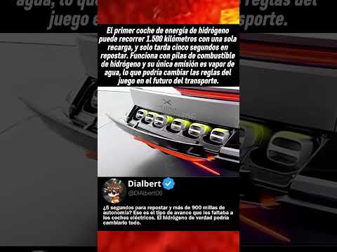 El primer coche de energía de hidrógeno puede recorrer 1.500 kilómetros con una sola recarga, y solo