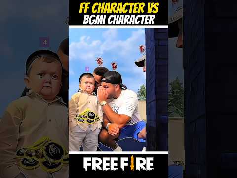 Ff Character ☠️ Vs Bgmi Character 🤡 🤯- #shorts
